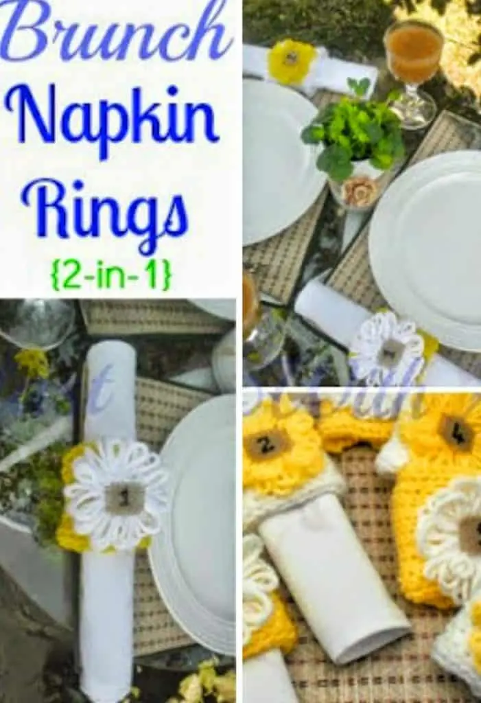 Brunch Napkin Rings {2-in-1} 