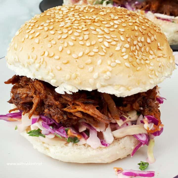 BBQ Pulled Beef Sandwiches (Slow-Cooker)