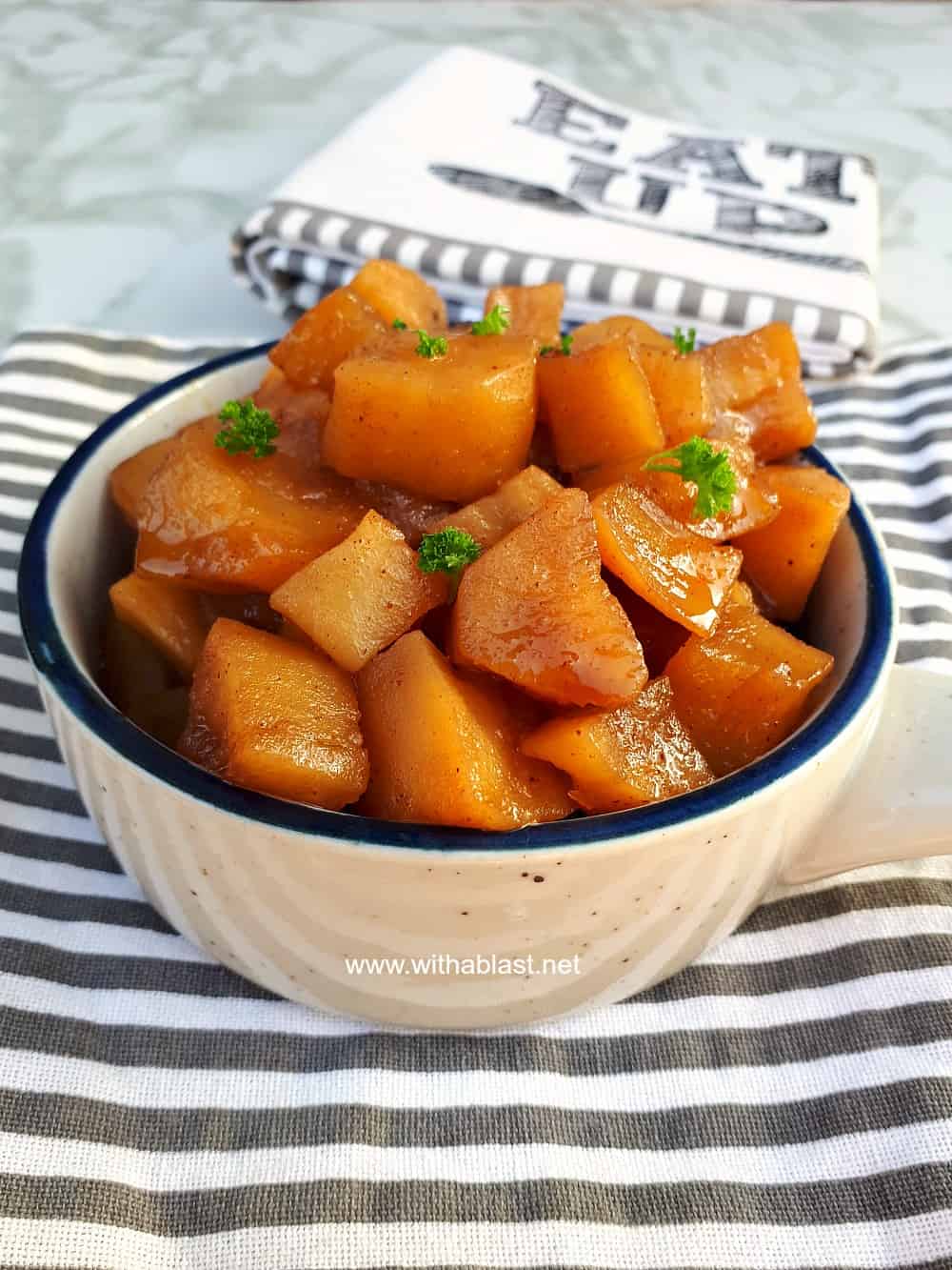 Best Sweet Potatoes Ever just like gran used to make ! Candied Sweet Potatoes are one of the best side dishes ever with a light cinnamon flavor.