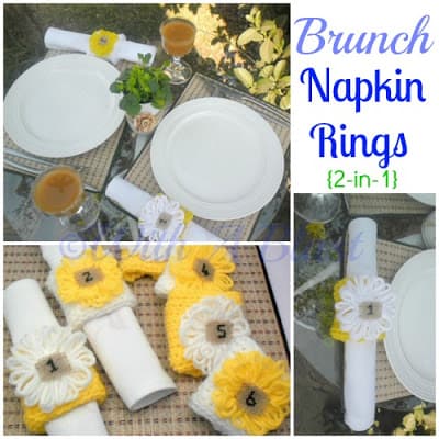 Brunch Napkin Rings {2-in-1} 