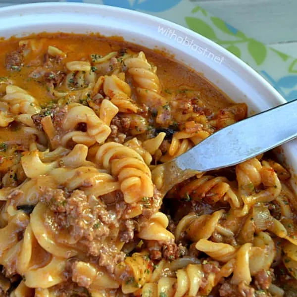 Delicious, creamy Amish Country Casserole ~ economical recipe enough for 8 - 10 servings