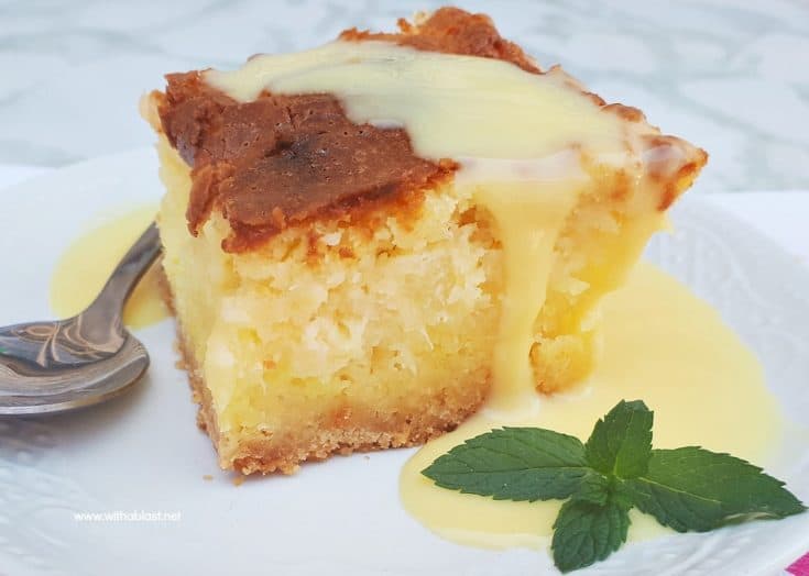 Gooey Coconut Pineapple Butter Cake is a moist, delicious cake and no need for frosting. Easy cake starting with a cake mix and with cream cheese too!