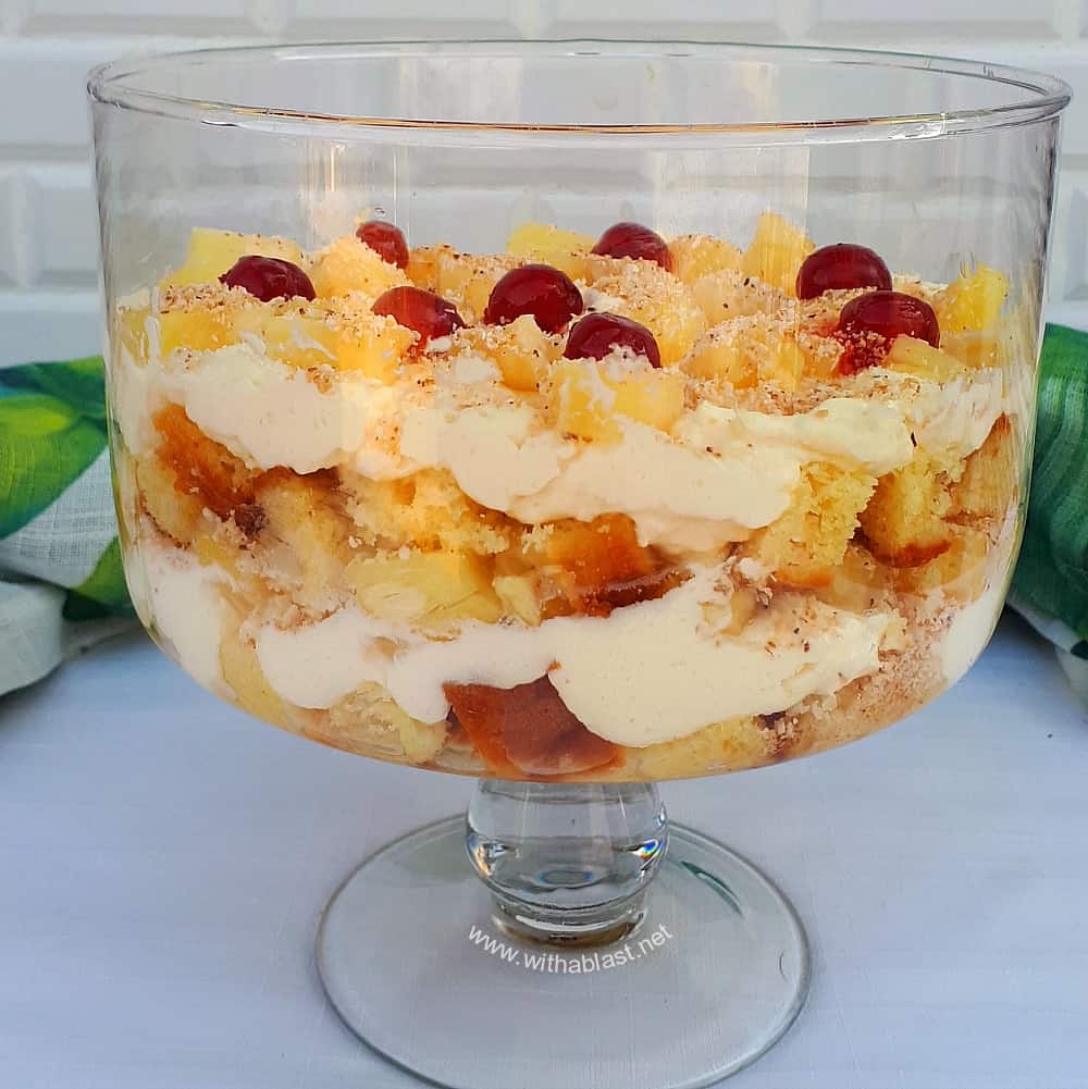 Pina Colada Trifle | With A Blast