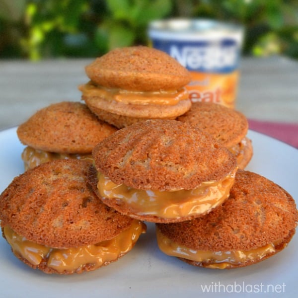 Sticky, moist delicious Caramel Apple Whoopie Pies ~ I can never have enough of these delightful sweet treats !
