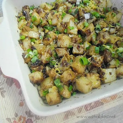 Cheesy Onion Potatoes