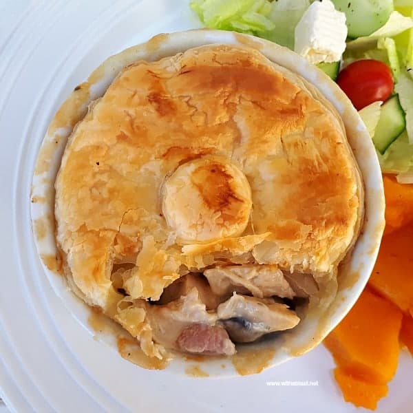 Chicken Bacon And Mushroom Pot Pies With A Blast