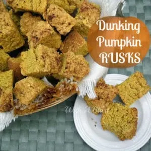 Dunking Pumpkin Rusks