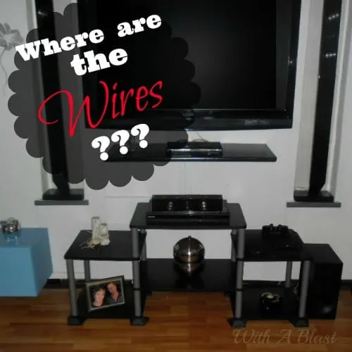 Hiding Wires ~ Perfect for areas with brick walls or rented space ~ Simple, but effective to hide all the electrical wires/cords #diy Hiding Wires ~ Perfect for areas with brick walls or rented space ~ Simple, but effective to hide all the electrical wires/cords #diy