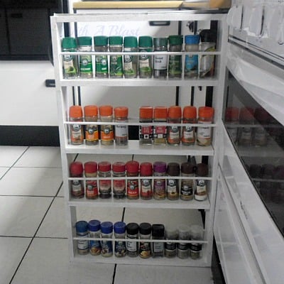 Sliding Spice Rack Diy With A Blast