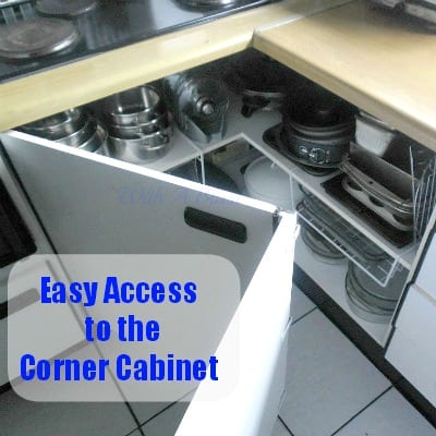 Open Up The Kitchen Corner Cabinet, How To Make A Corner Cabinet