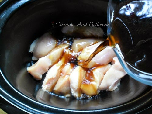 Layered Slow-Cooker Dinner ( Hong Kong Chicken )