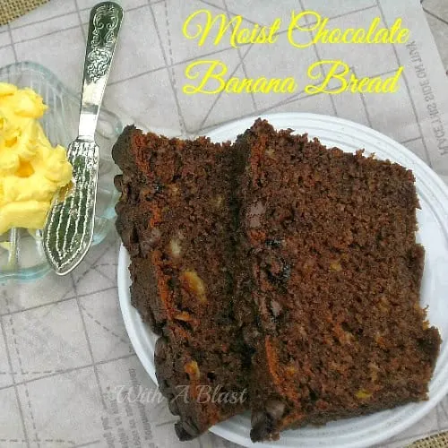 Moist Chocolate Banana Bread