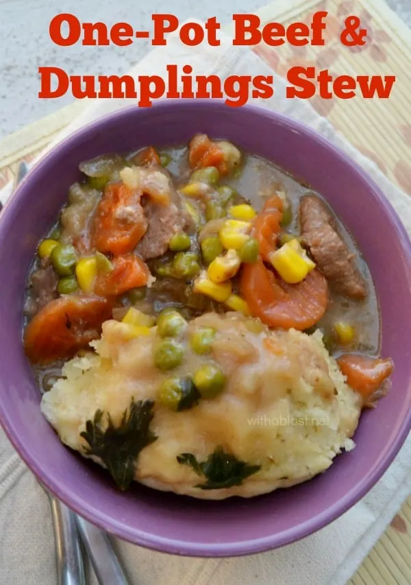 One-Pot Beef and Dumplings Stew