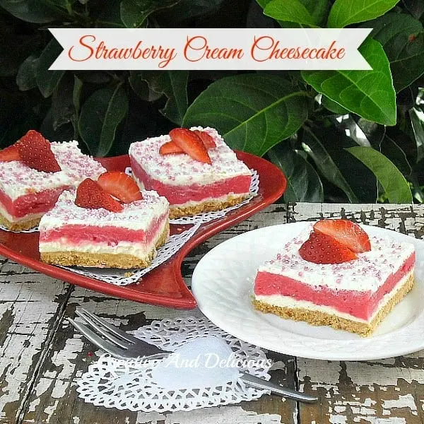 Strawberry Cream Cheesecake