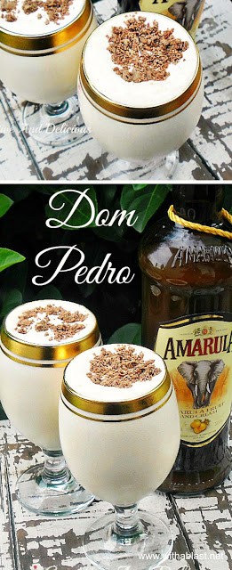 Dom Pedro ~ thick and smooth, BEST drinking boozy ice-cream based dessert ! 