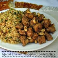 Spiced Chicken Nuggets and Eastern Rice