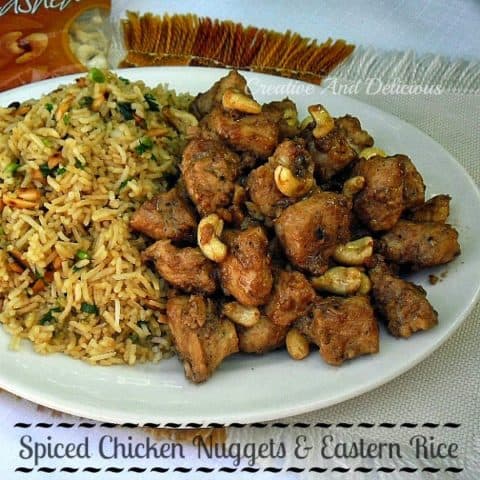 Spiced Chicken Nuggets and Eastern Rice