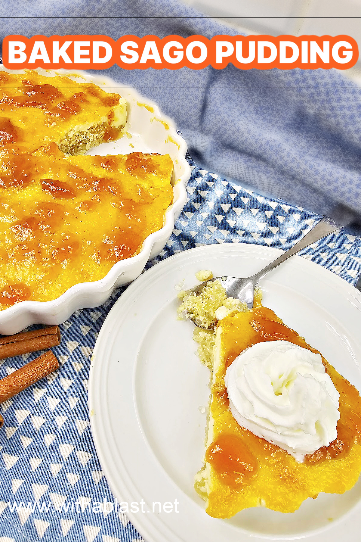 Baked Sago Pudding | With A Blast