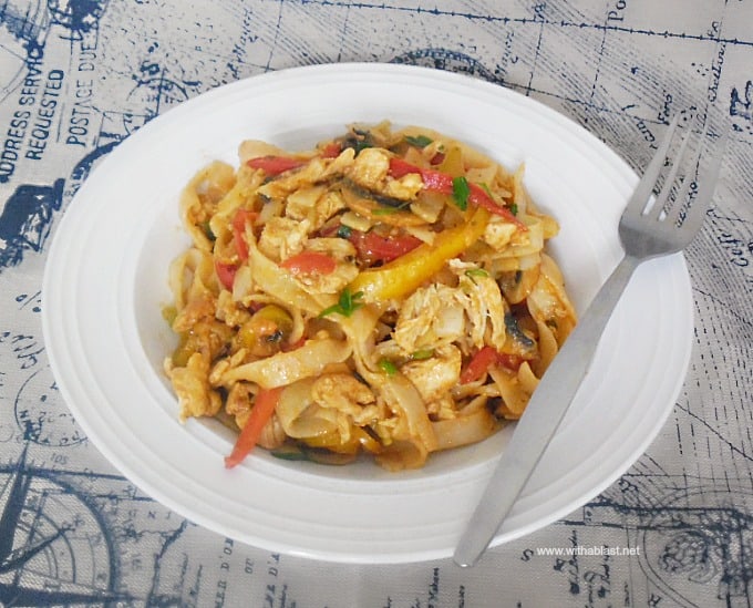 This Chicken and Peppers are bursting with flavor and so colorful. Kids also love this dish, which is so quick and easy to make on the stove top