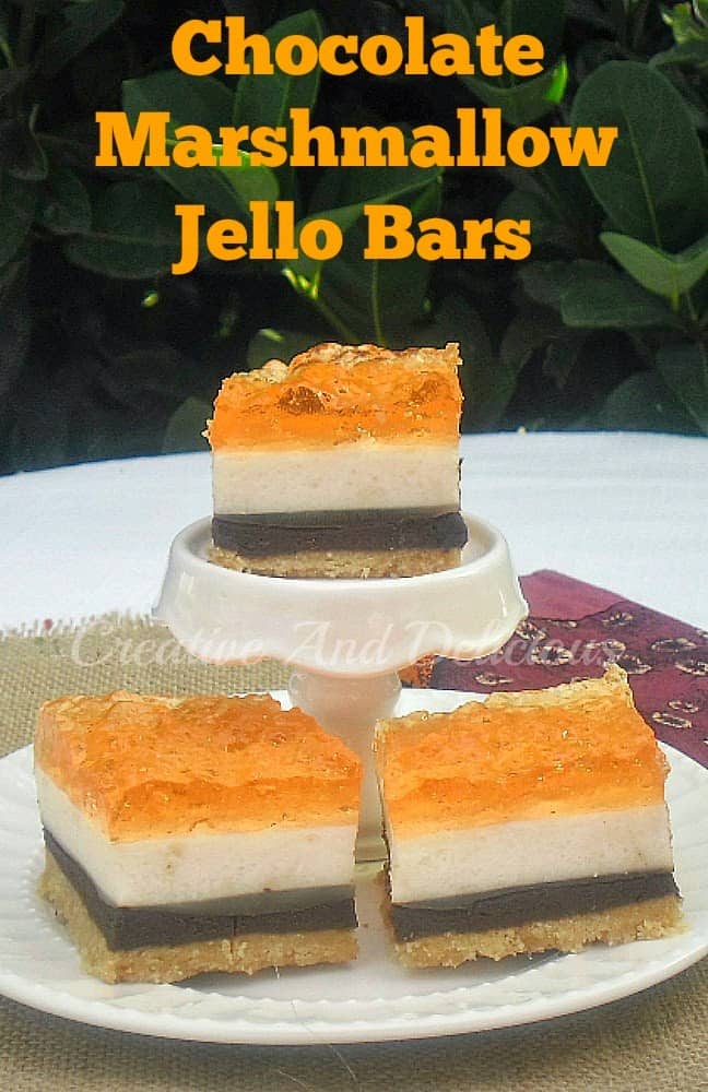 Chocolate Marshmallow Jello Bars
