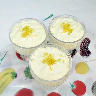 Lemon and White Chocolate Mousse