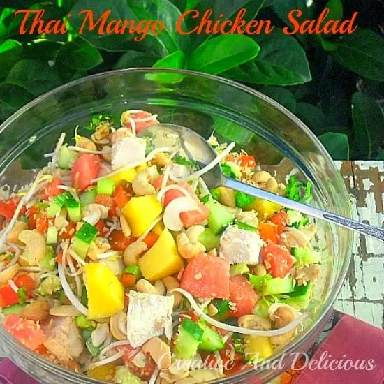 Thai Mango Chicken Salad