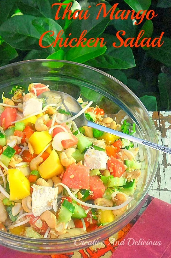 Thai Mango Chicken Salad