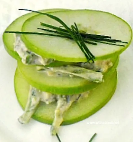Delicious, refreshing Apple Salad ~ ideal as a side or appetizer !  Delicious, refreshing Apple Salad ~ ideal as a side or appetizer !