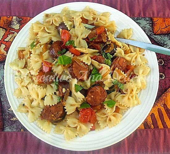 Mediterranean Chorizo Pasta 