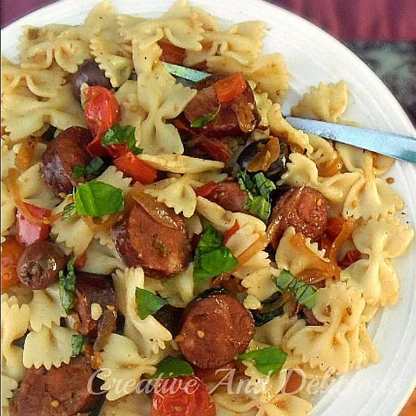 Mediterranean Chorizo Pasta