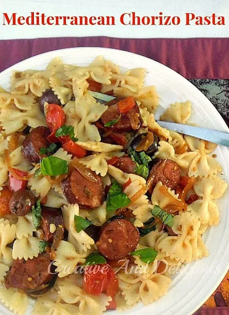 Mediterranean Chorizo Pasta