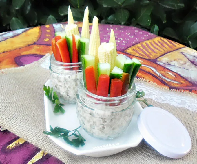 Roasted Eggplant Dip is a low-fat, delicious dip and ideal for crudites, chips, cheese wedges and rolled up deli meats - great appetizer ! Roasted Eggplant Dip is a low-fat, delicious dip and ideal for crudites, chips, cheese wedges and rolled up deli meats - great appetizer !