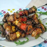 BBQ Teriyaki Pork Kebabs
