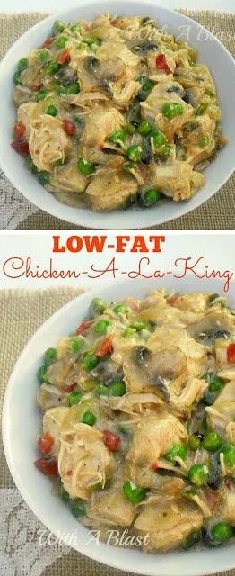 So tasty, no one will know this is a healthy, low fat version of this very popular Chicken-A-La-King !
