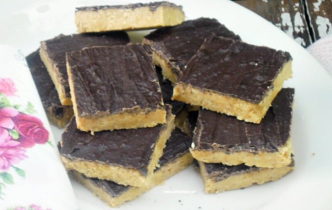 Peanut Butter Cup Bars - Make your own, favorite Peanut Butter Cups, better AND in a bigger bar size, at home !