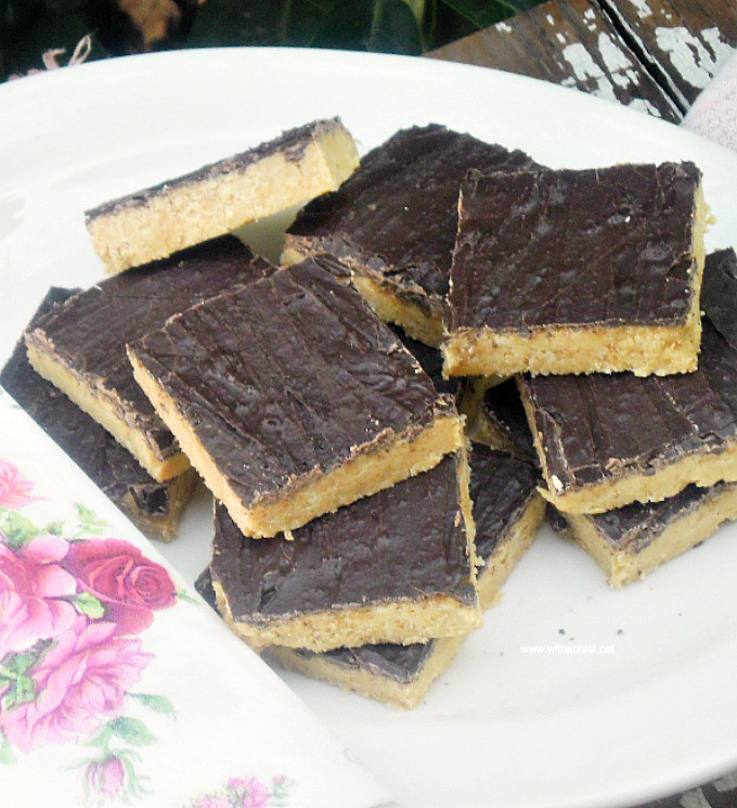 Peanut Butter Cup Bars - Make your own, favorite Peanut Butter Cups, better AND in a bigger bar size, at home !