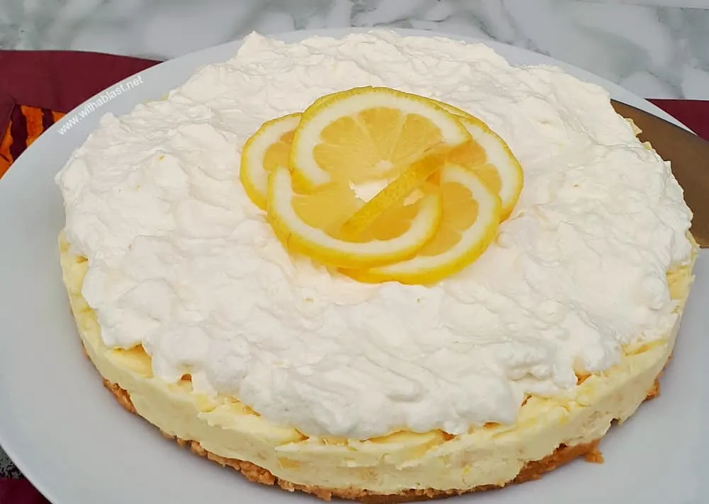 Pineapple Lemon Cheesecake Cream Pie