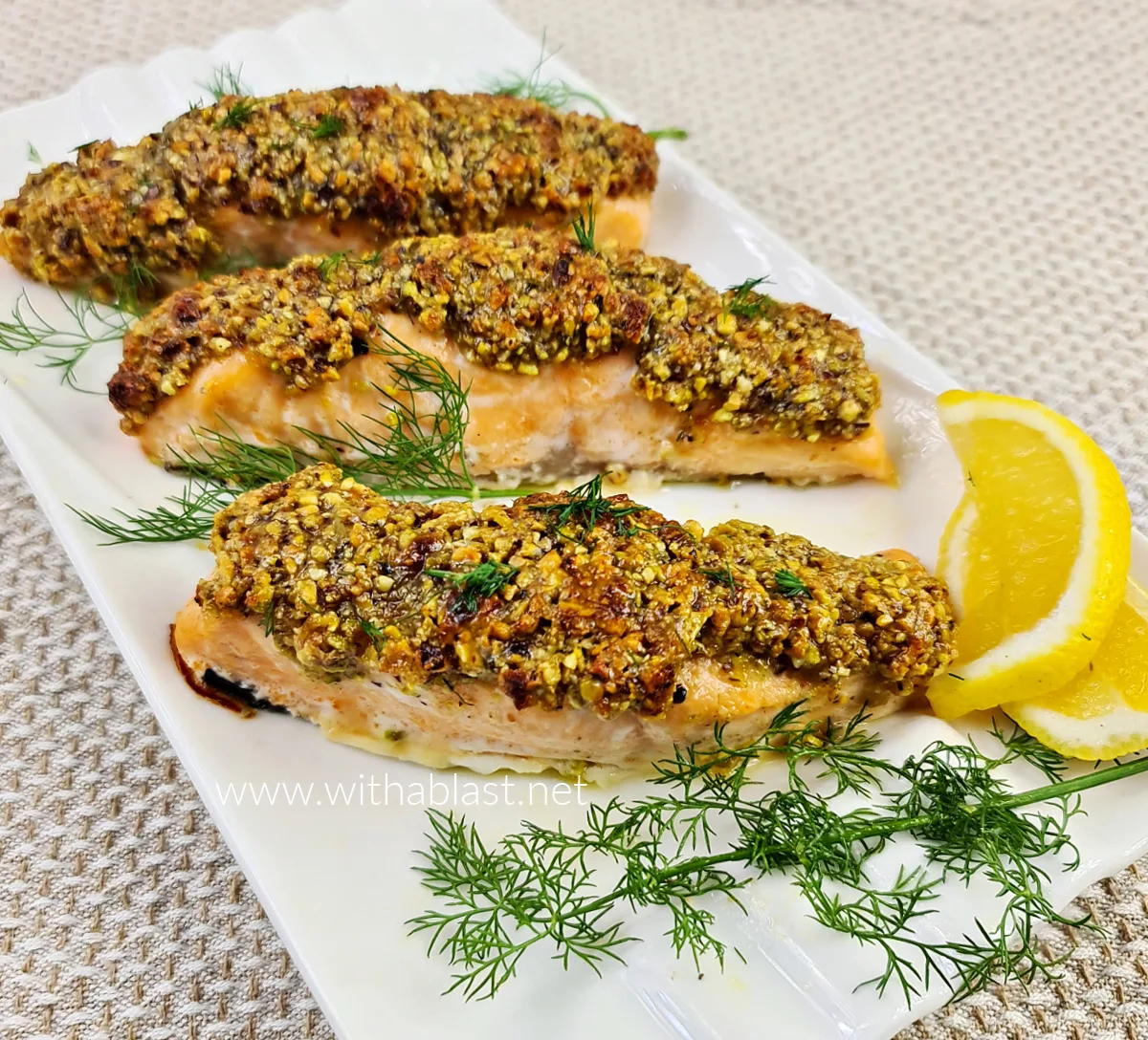 Pistachio Crusted Salmon Pistachio Crusted Salmon