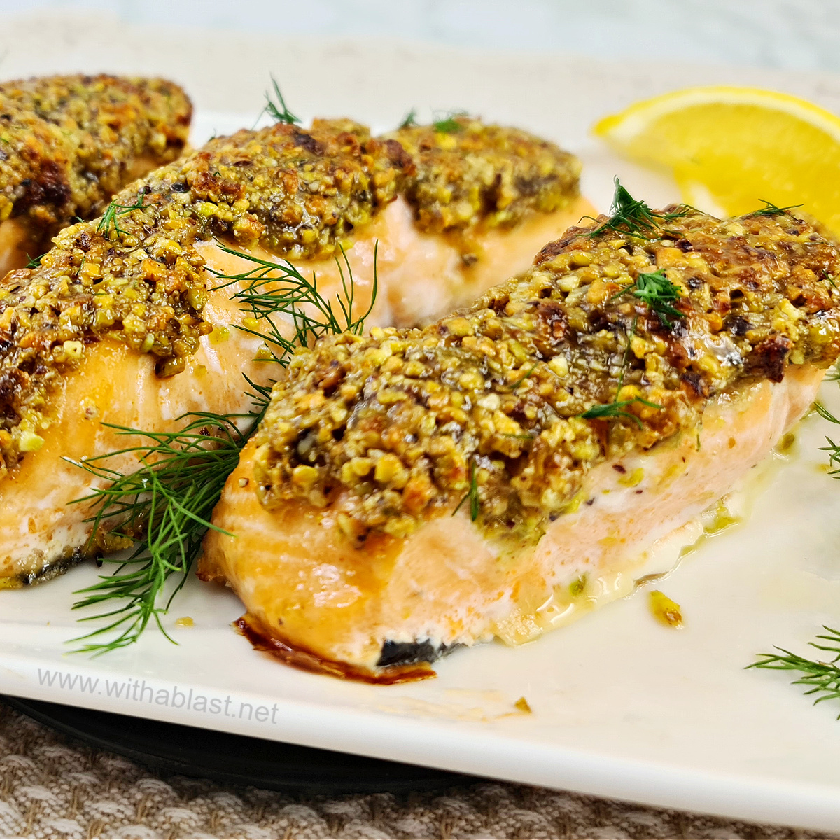 Pistachio Crusted Salmon