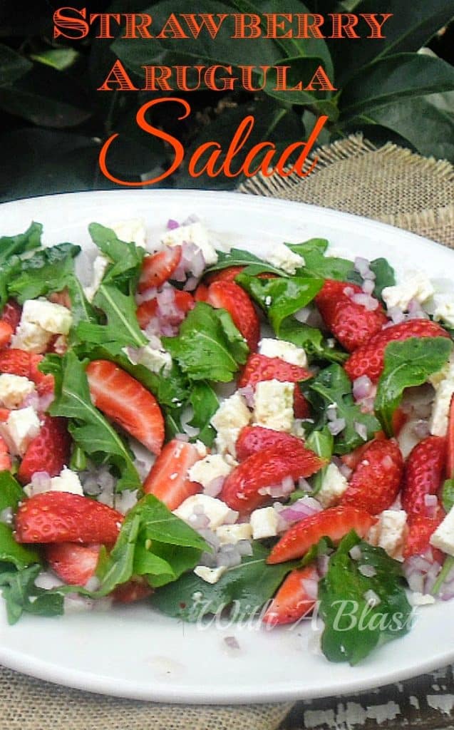 Strawberry Arugula Salad 