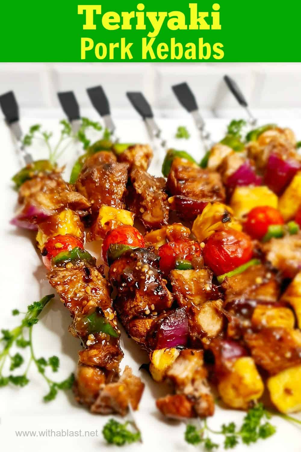 Teriyaki Pork Kebabs