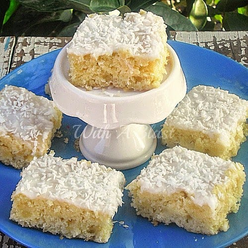 White Chocolate and Pineapple Coconut Bars 