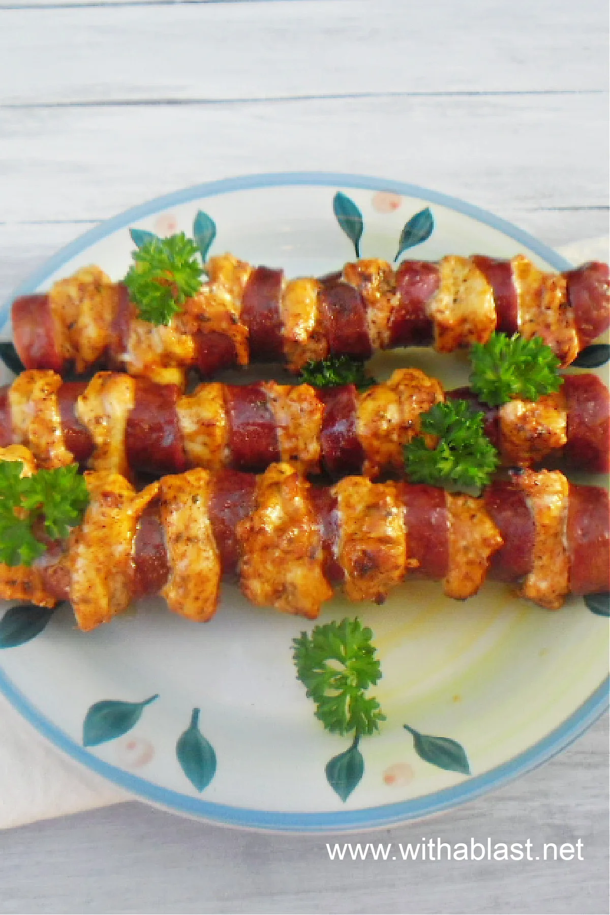 Chicken and Chorizo Skewers