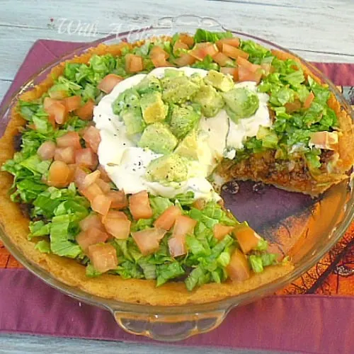 Taco Pie with Mashed Potato Crust Taco Pie with Mashed Potato Crust