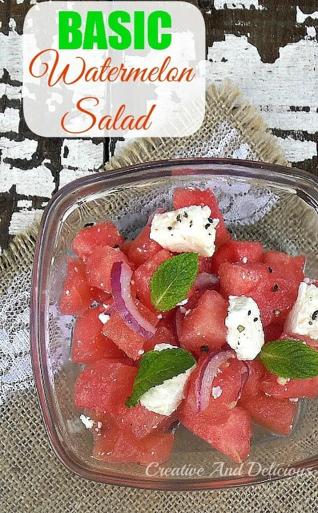 Basic Watermelon Salad 