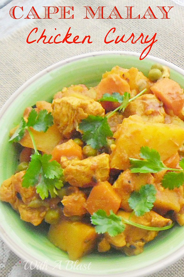 Cape Malay Chicken Curry ~ Easy recipe for this traditional, spicy Cape Malay, South-African curry dish and the curry is an all season recipe #CapeMalay #ChickenCurry