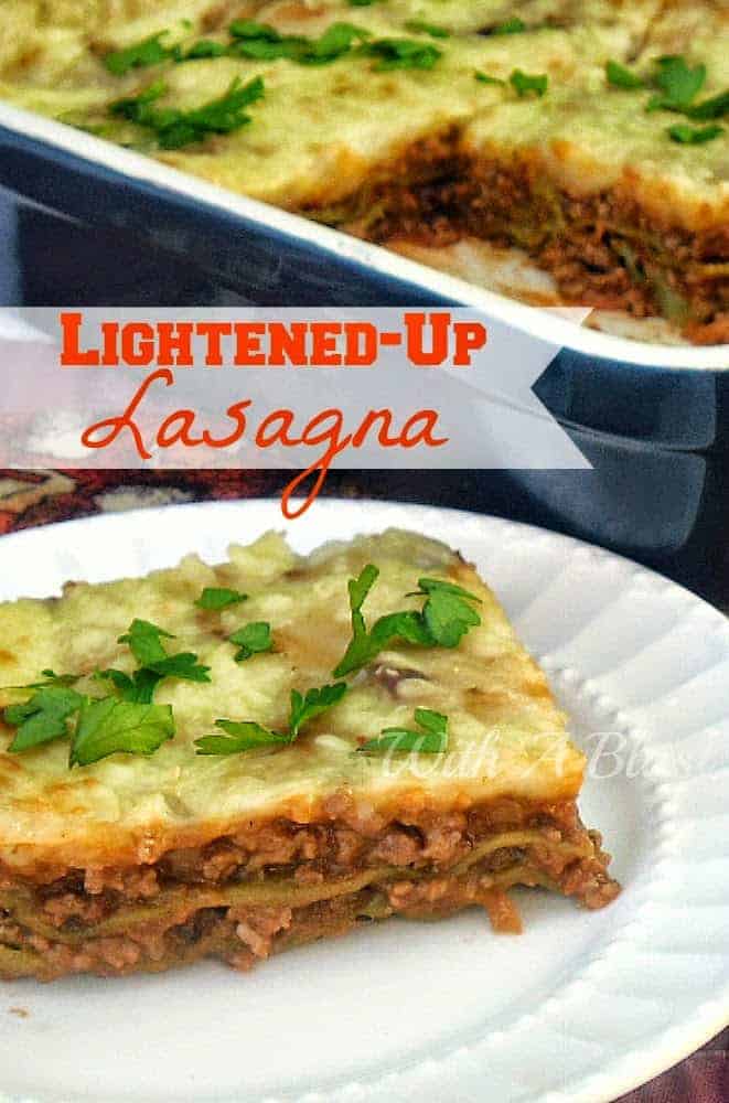 Lightened-Up Lasagna | With A Blast