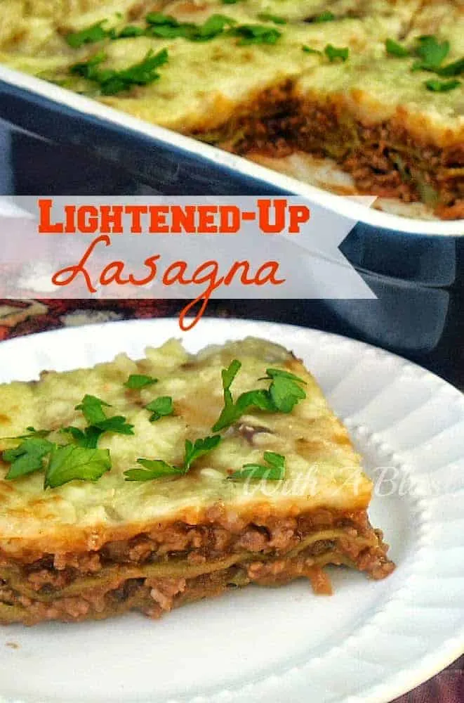 Lightened-Up Lasagna