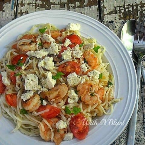 Mediterranean Shrimp Pasta