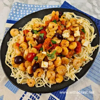 Mediterranean Shrimp Pasta